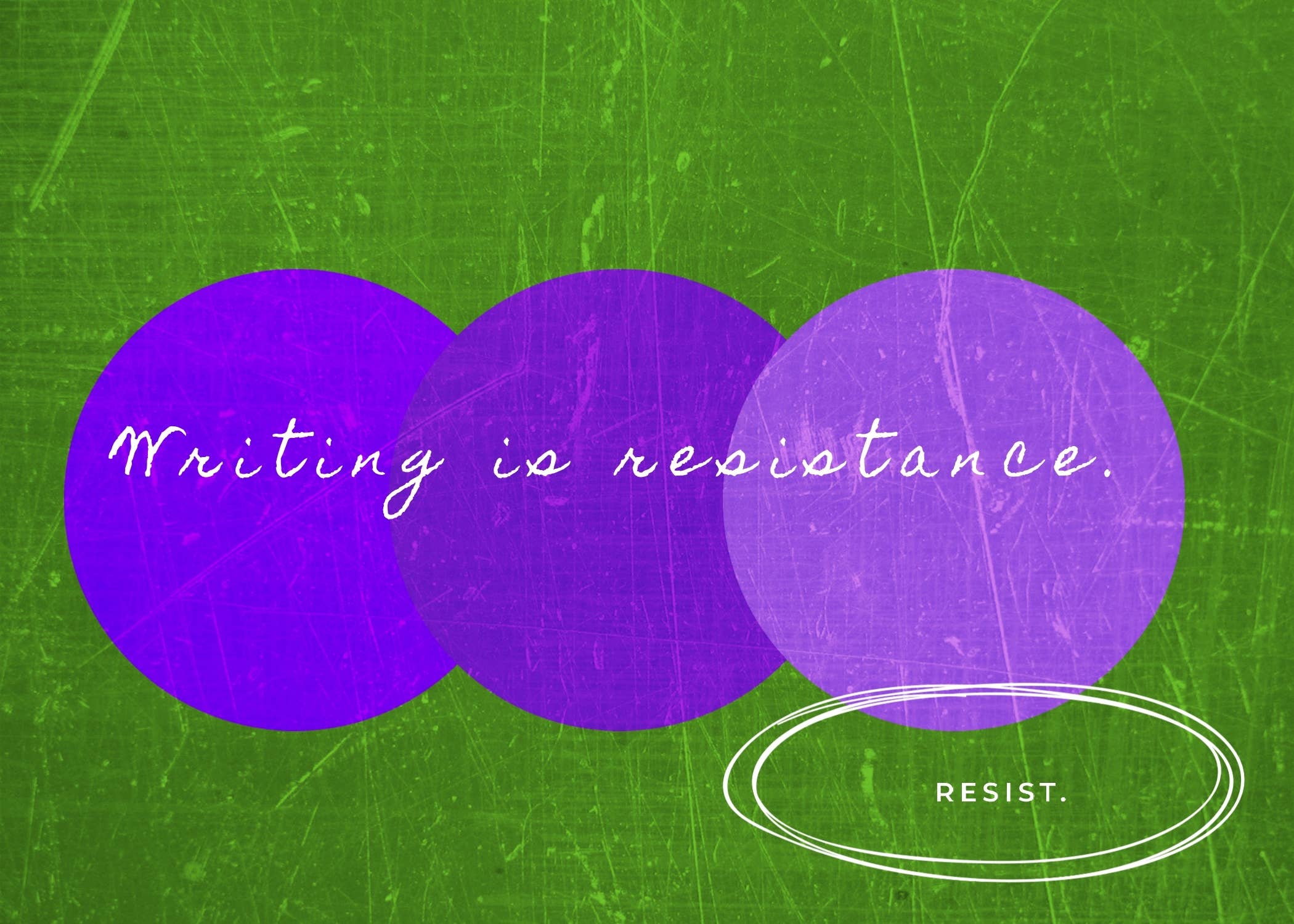 Some of Us Notecards, LLC - Vendita all'ingrosso Biglietti di auguri generici - Scrivere è resistenza: carta Resist1