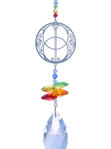Crystal Fantasy Vesica Pisces - Regenboog voor wholesale door Wild Things Gifts Ltd