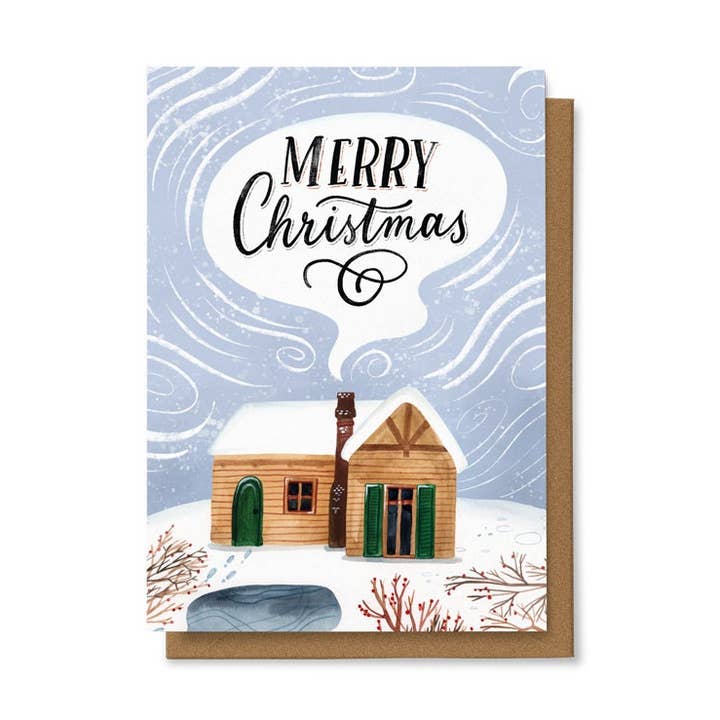Merry Christmas Card 4X6 for wholesale by Chaukiss