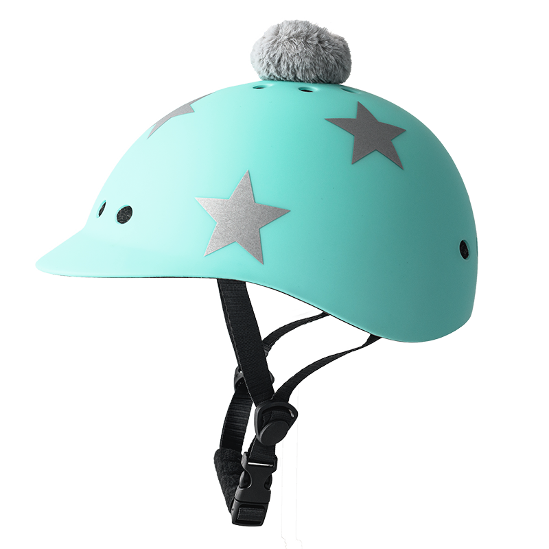 Sawako: The Stylish Helmets – wholesale Bike/scooter – Kids – Kids Star: Turquoise2