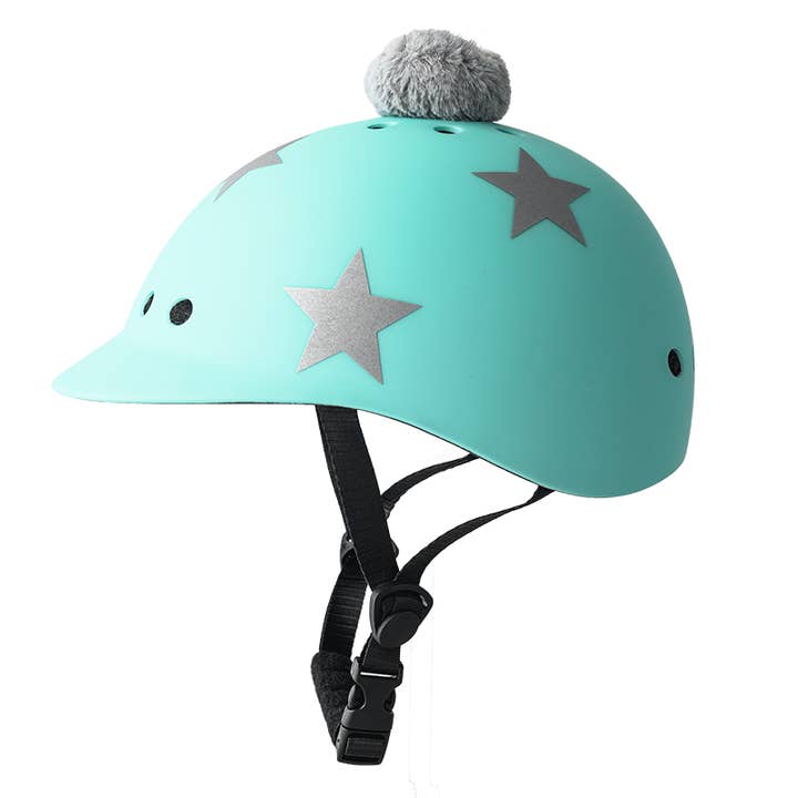 Sawako: The Stylish Helmets – wholesale Bike/scooter – Kids – Kids Star: Turquoise2