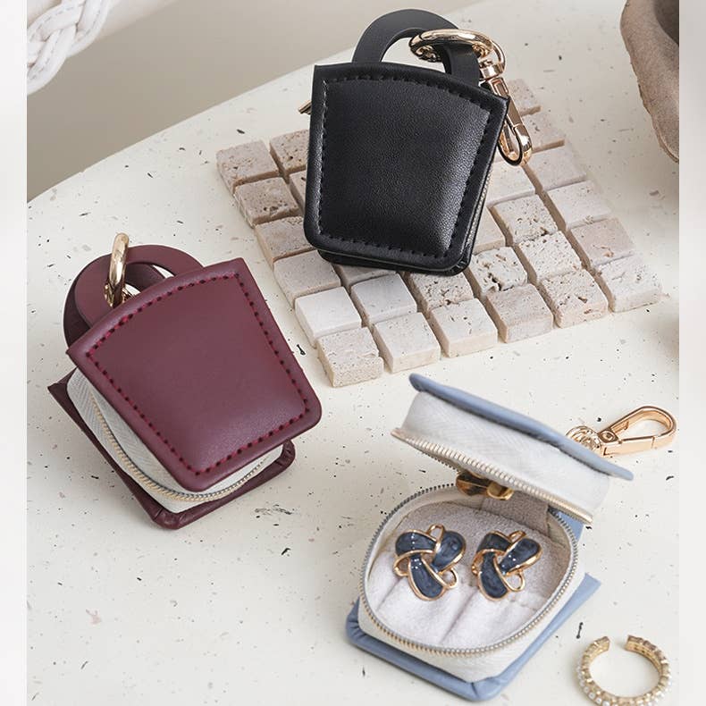 wandf – Engroshandel Smykkesskrin – Mini bærbar smykkeskrin, ring- og øreringeorganisator vedhæng13