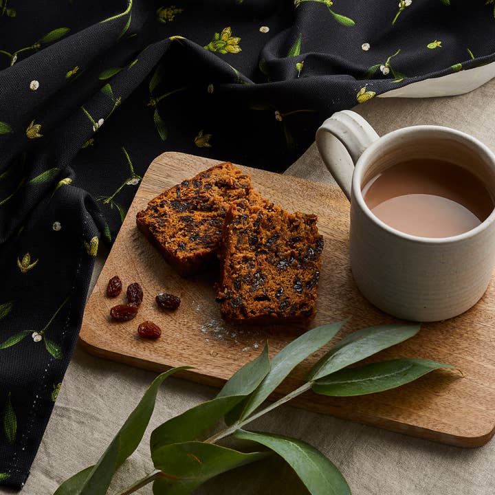 Catherine Lewis Design - Wholesale Tea towel - Mistletoe - Christmas Tea Towel - Black3