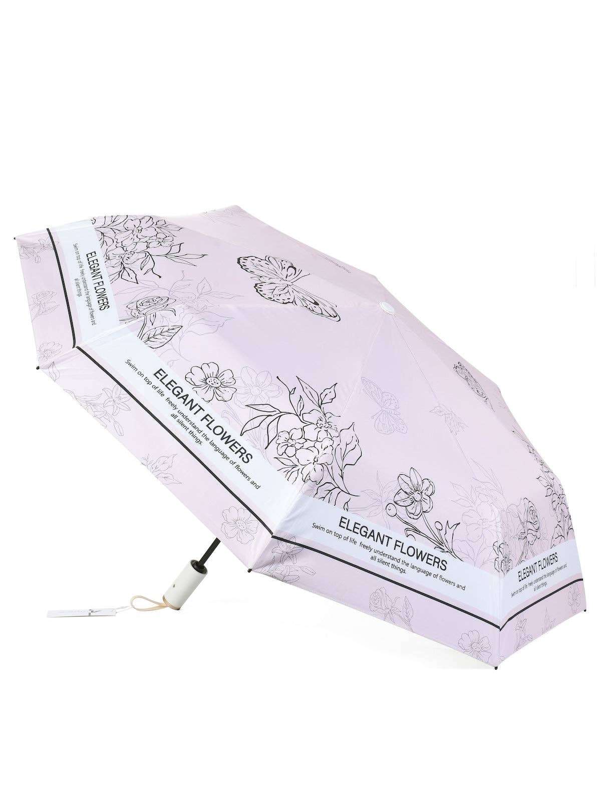 Funkyrel® Atzbranding Limited - Vendita all'ingrosso Ombrello - Donna - Rano – Ombrello con Stampa di Fiori Eleganti13