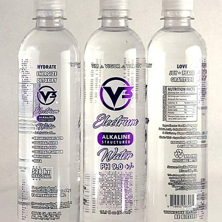 V3lifestyles.com - Wholesale Still Water - V3 Electrum Alkaline Structured Water