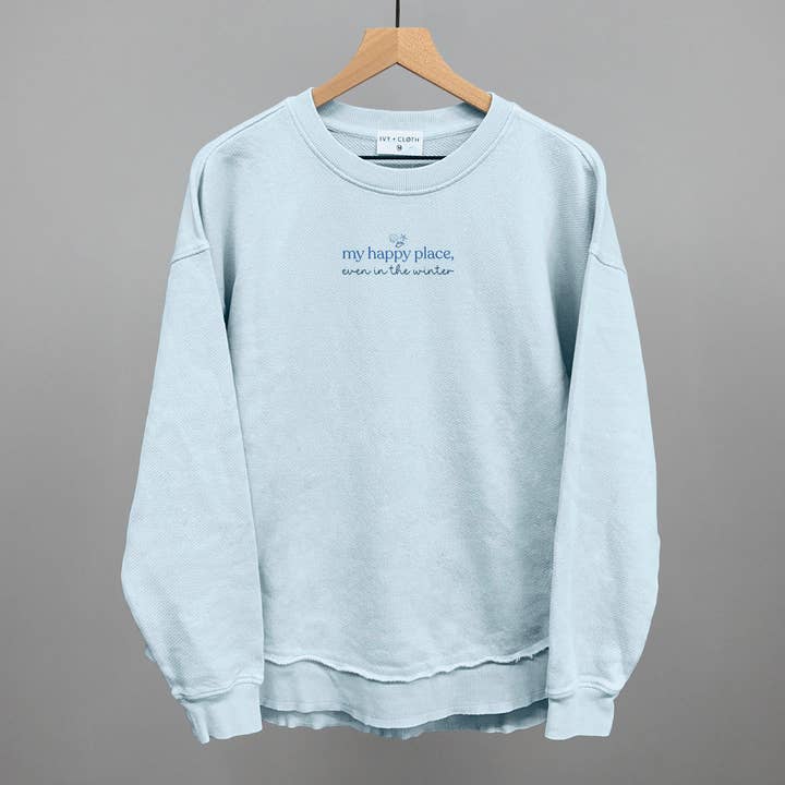 My Happy Place, Even In The Winter for wholesale by Ivy + Cloth
