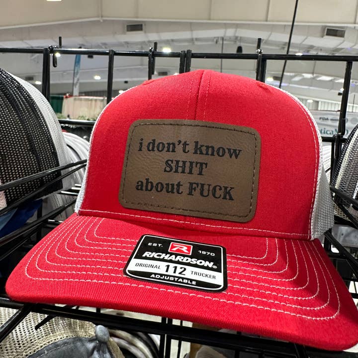 Designed To Flaunt - Wholesale Trucker Hat - Men's - I Don't Know "S" About "F" Men's Richardson 112 Trucker Hat6