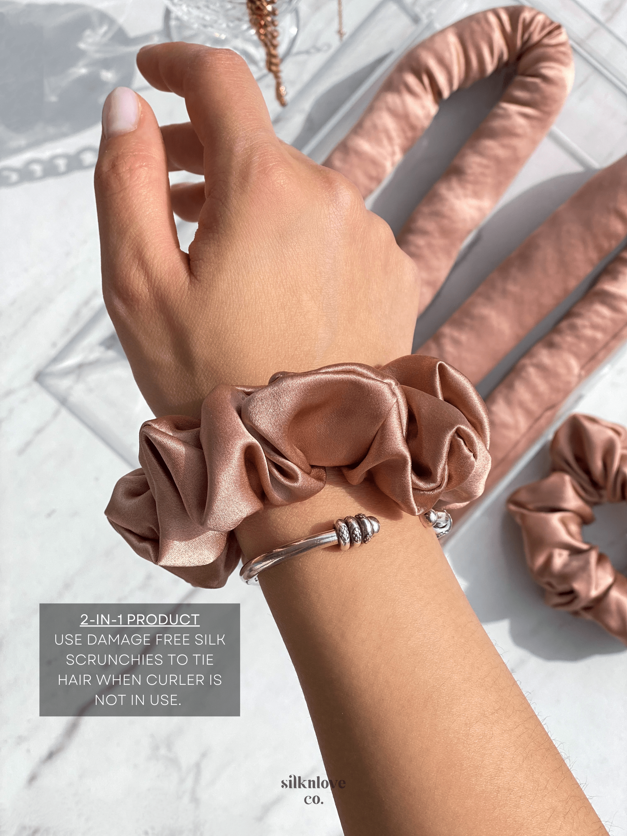 Silknlove Co. - Wholesale Hair Curlers - Pure Silk Heatless Curler2