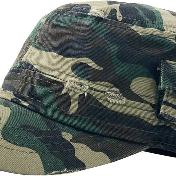 KBETHOS - Wholesale Baseball Cap - Unisex - Distressed Army Cadet (Fitted)7