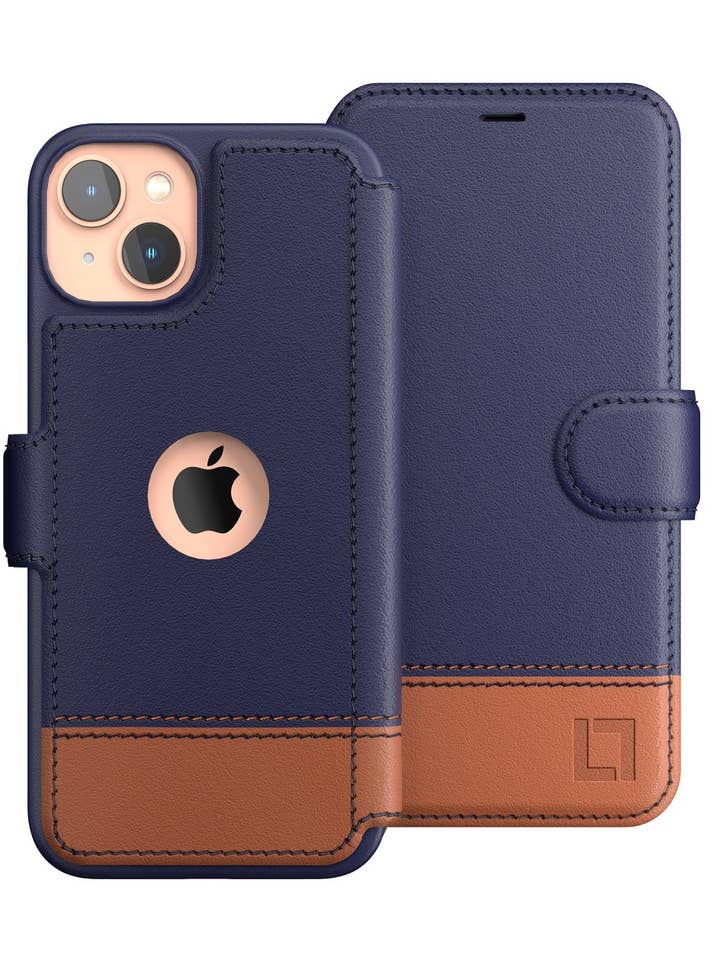 iPhone 14 Plus Leather Wallet Case - Desert Sky for wholesale by LUPA Legacy