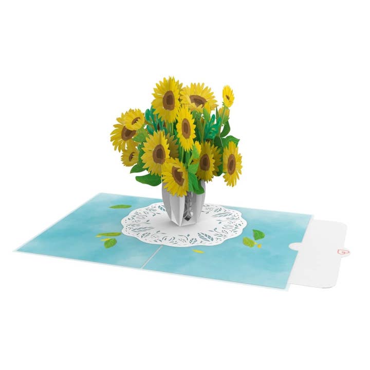 papercrush - Wholesale Everyday Greeting Card - Sunflower pop-up card3