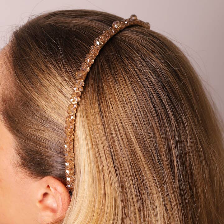 Bronzen Kristallen Hoofdband voor wholesale door Gold Trip