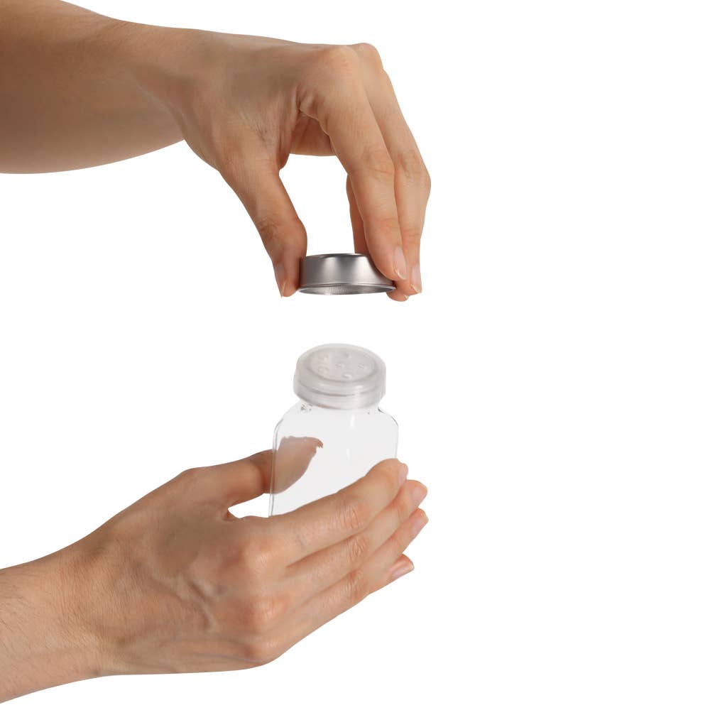 Light Brown Transparent Black Spice rack set, 11-piece, glass/metal/bamboo for wholesale on Faire4