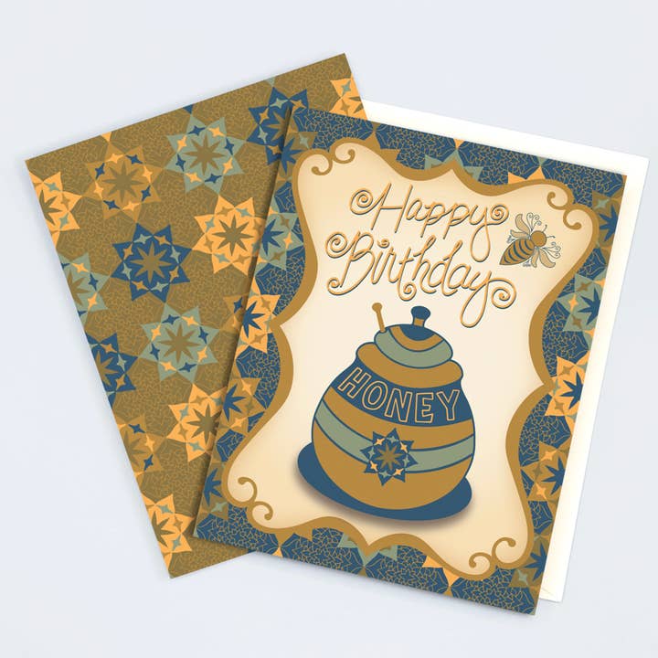 Happy Birthday Honey Card for wholesale by B.Goods Designs