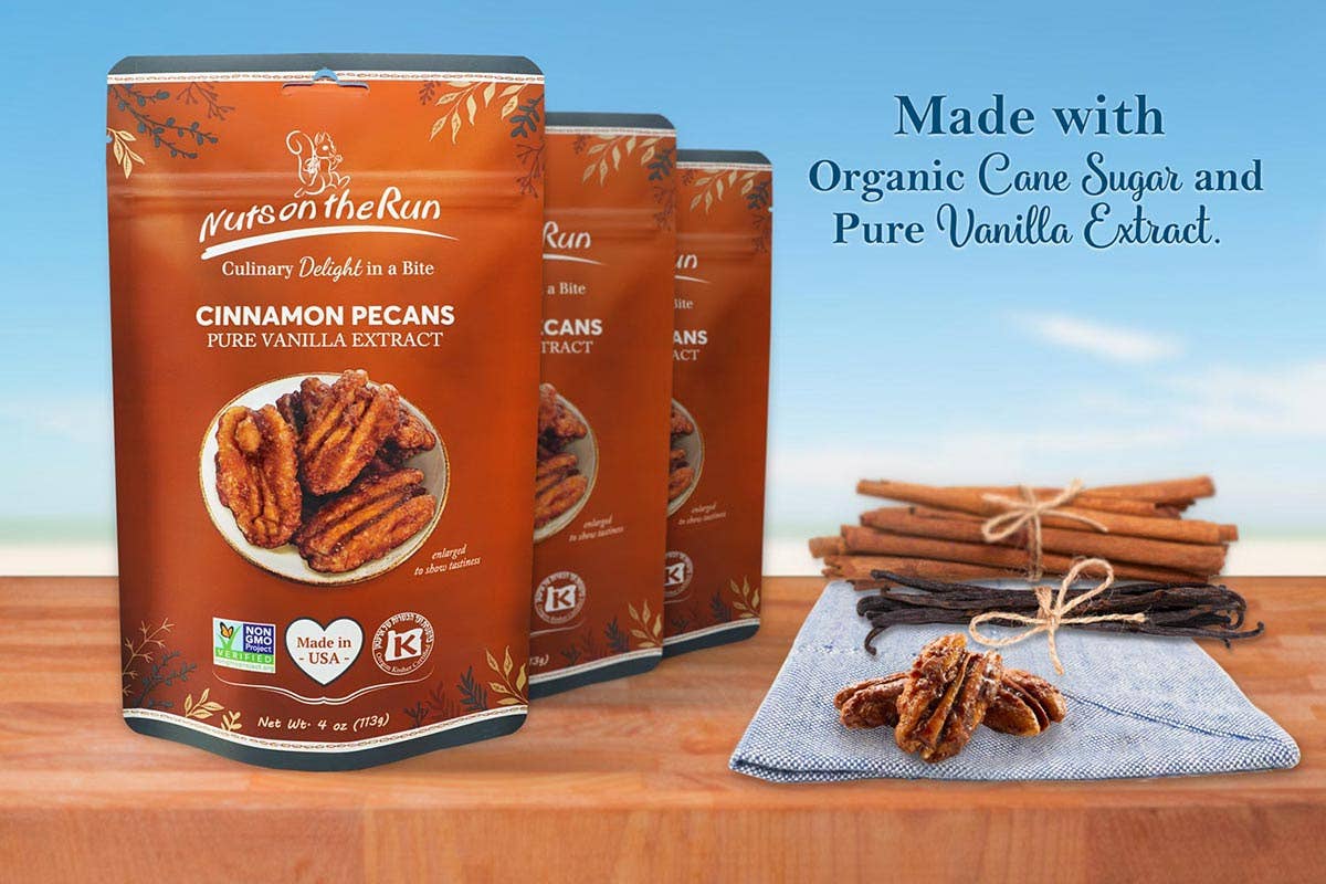Nuts On The Run - Wholesale Nuts - Cinnamon Vanilla Pecans2