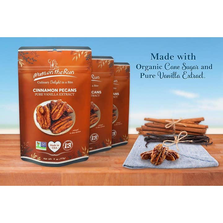 Nuts On The Run - Wholesale Nuts - Cinnamon Vanilla Pecans2