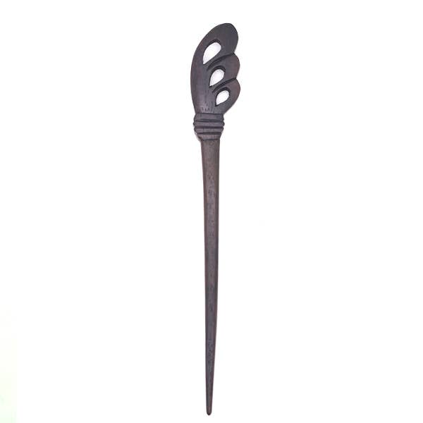 Nusantara Inc. - Wholesale Hair Pin - Ebony Carved Hairsticks - $219