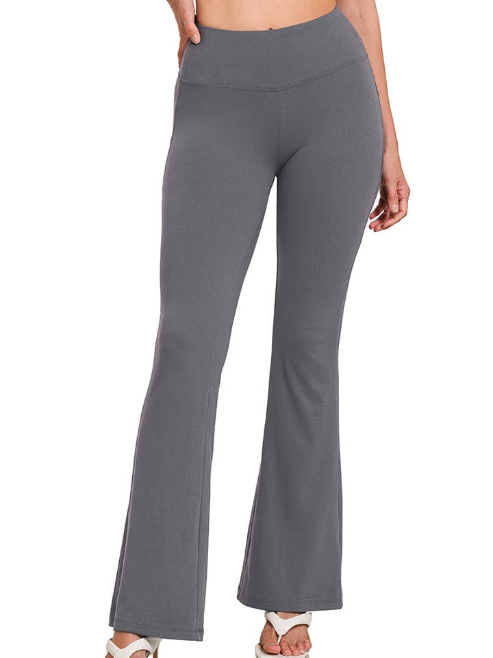 ',,...Buttery Soft Flare Leg High Waist Yoga Pants for wholesale by 42POPS