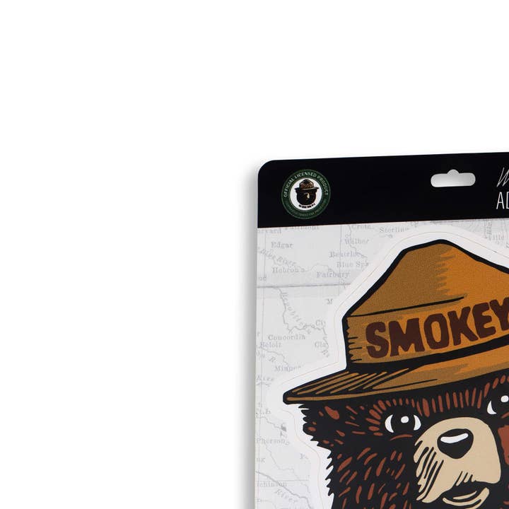 Open Road Brands, LLC - Wholesale Sticker - Smokey Bear Head Adhesive Decal3
