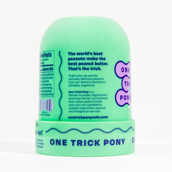 One Trick Pony - Wholesale Nut Butter - Crazy Crunchy Organic All Natural Peanut Butter - 16oz Jar4