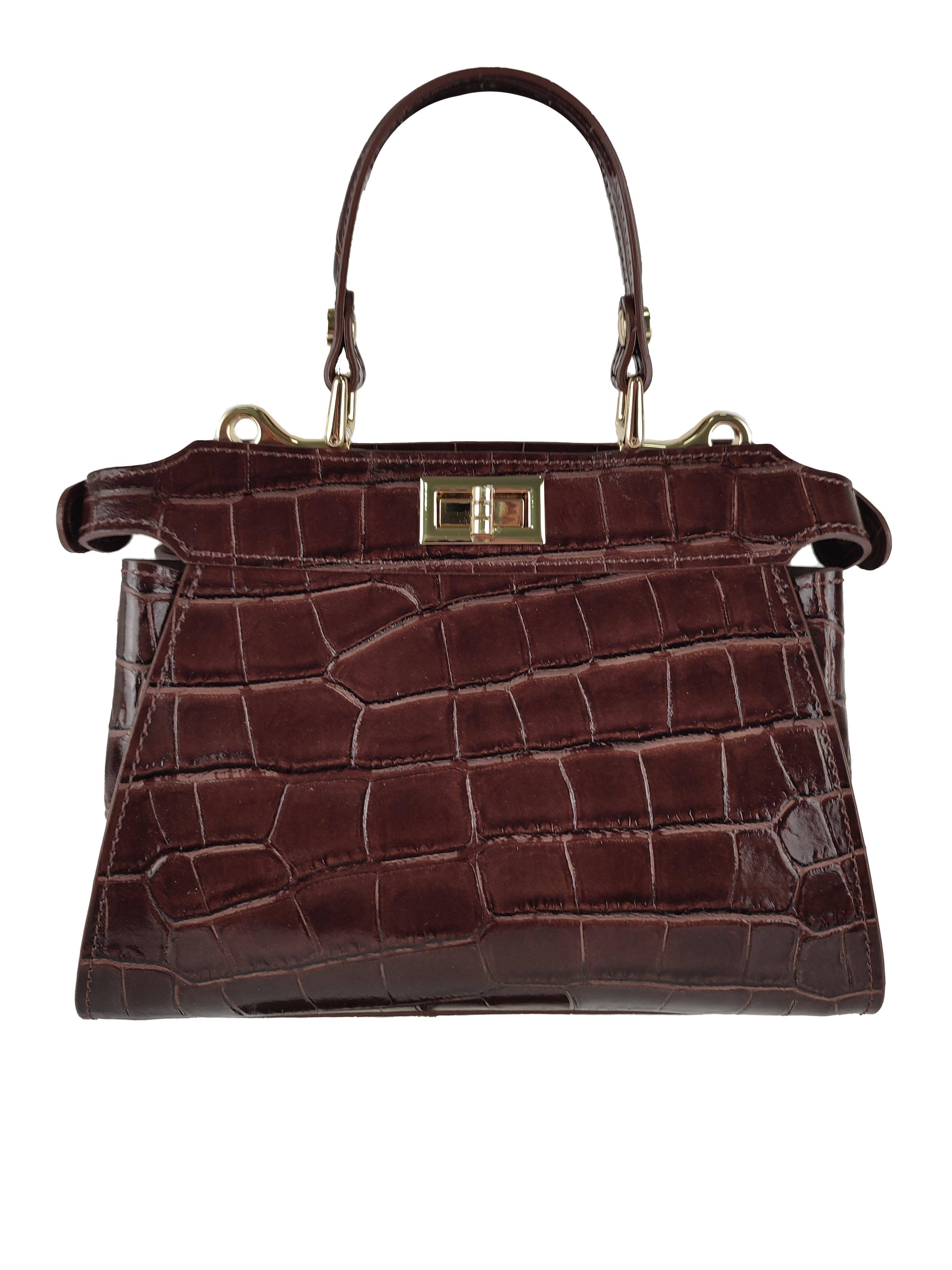 Florence Leather – wholesale Top handle bag – women's – Leather handbag with swivel closure6