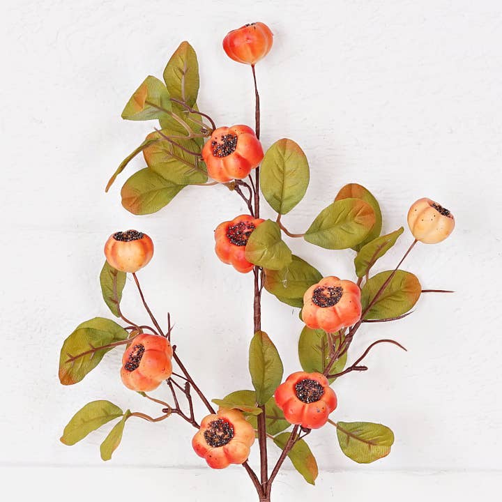Holiday Depot Inc. - Wholesale Artificial Flowers - 30765-18-inch mixed Podka Pods Pick with leaves1
