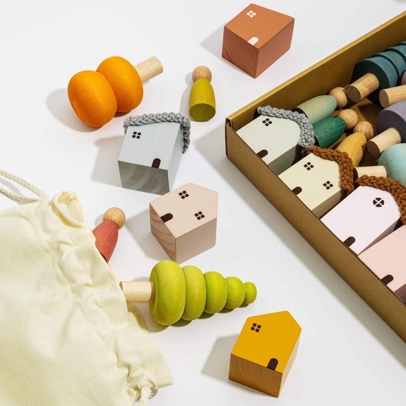 Pastel Bergen Building Blocks for wholesale on Faire2