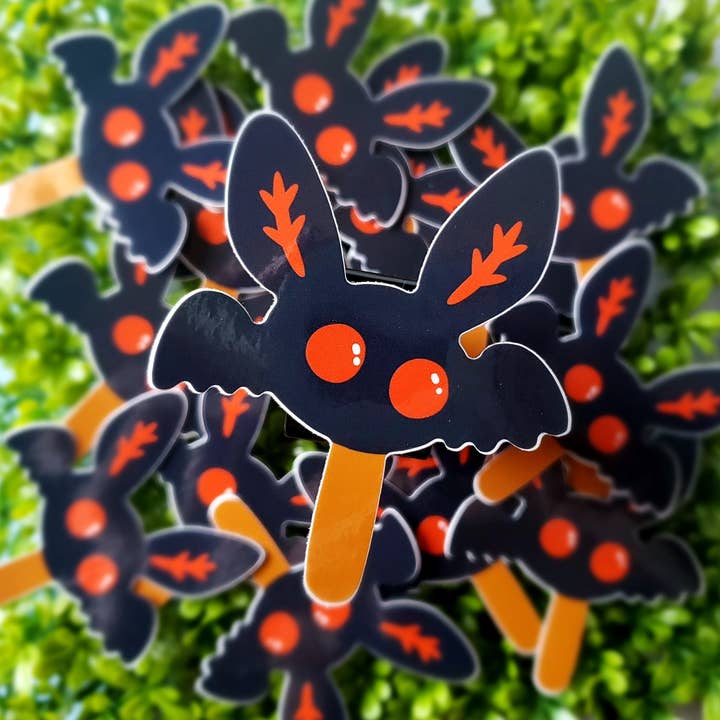 Mothman Popsicle Vinyl Sticker for wholesale by Fresh Hot Flavors LLC