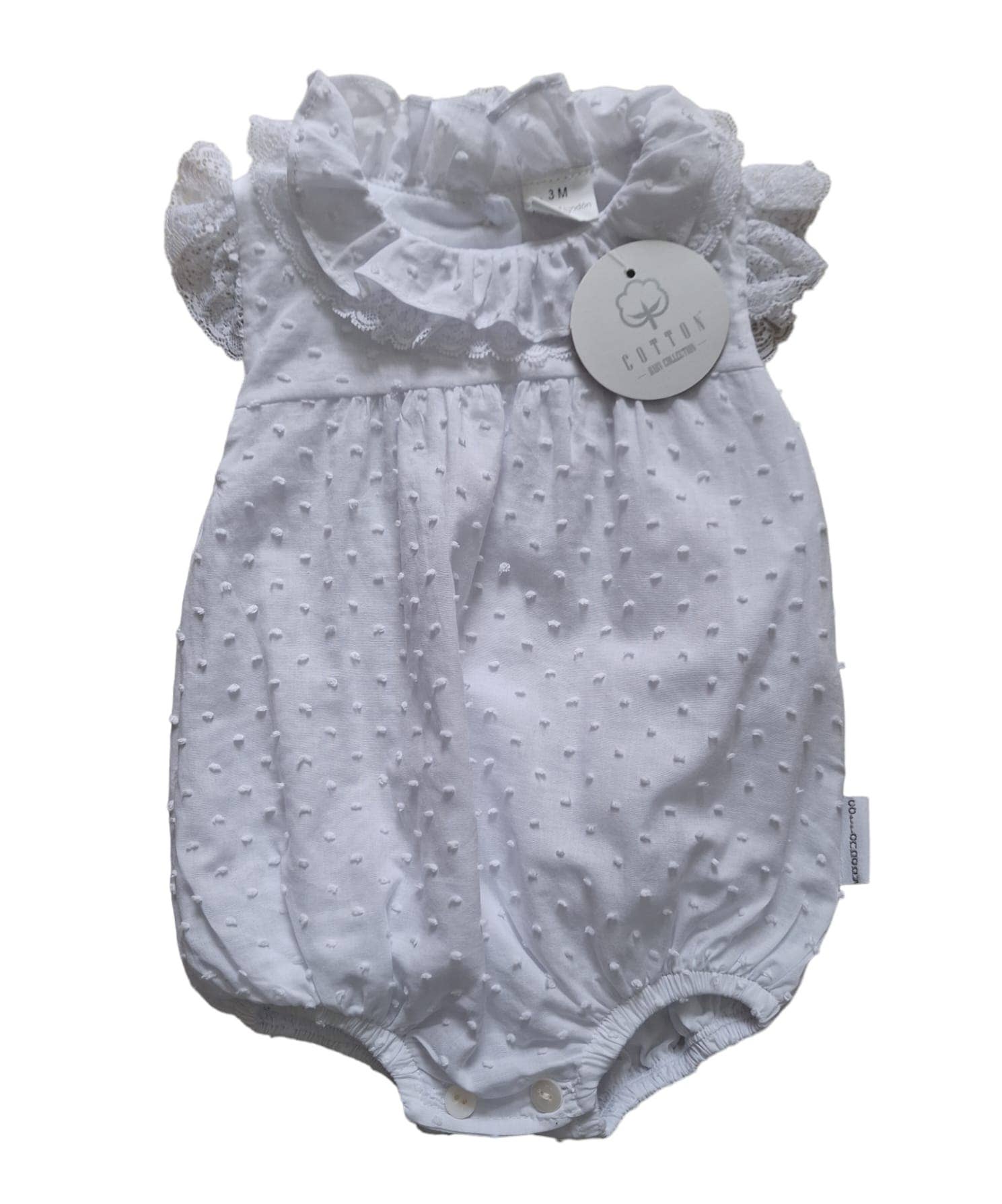 Cotton Socks - Vendita all'ingrosso Tutina (senza piedini) - Neonati - 024DU-15 FOFO C/ PIZZO NEONATO0