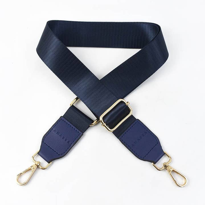 Blue Signature Logo Strap for wholesale by AMABEA