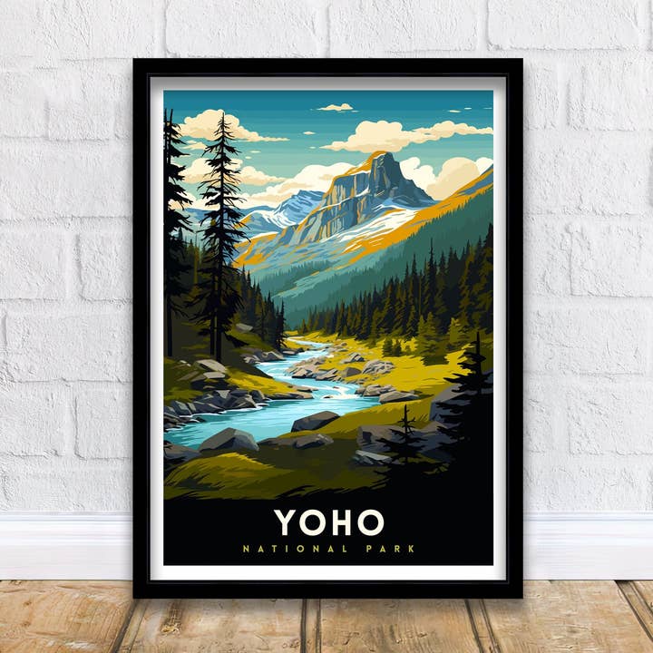Yoho National Park Poster for wholesale by InkNPrintz