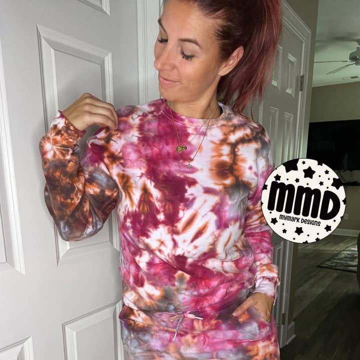 CINNAMON RASPBERRY ICE DYE BLANK : TIEDYE for wholesale by MYMARK DESIGNS