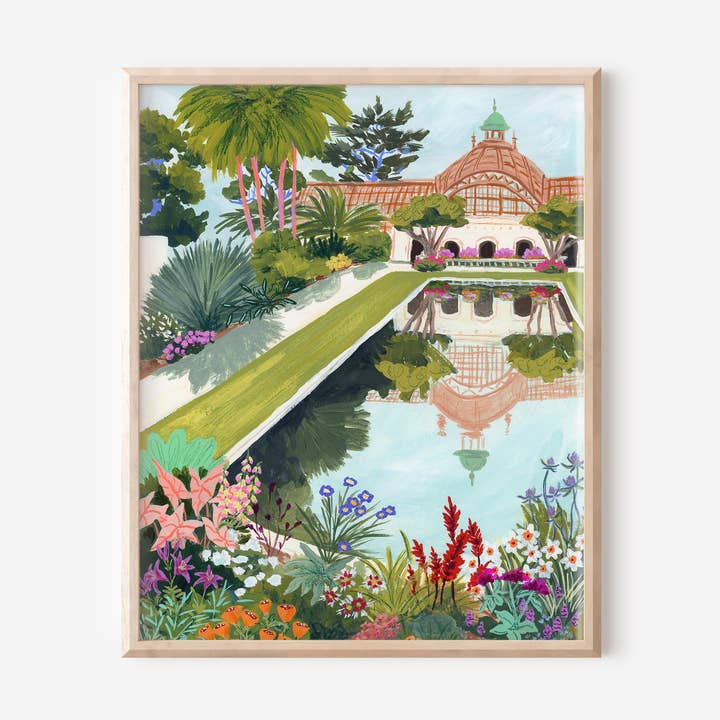 "Balboa Park" Art Print for wholesale by Sarah Gesek Studio