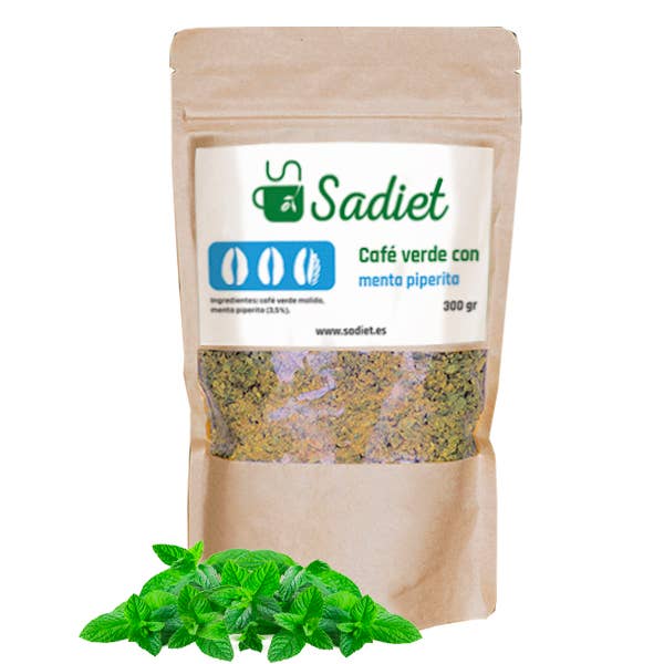SADIET – Engroshandel Sundheds-/detox-te – Grøn kaffe med mynte | 300gr0
