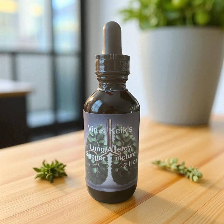 Allergy & Lung Support for wholesale by Vin & Keik’s Herbal Tea, LLC