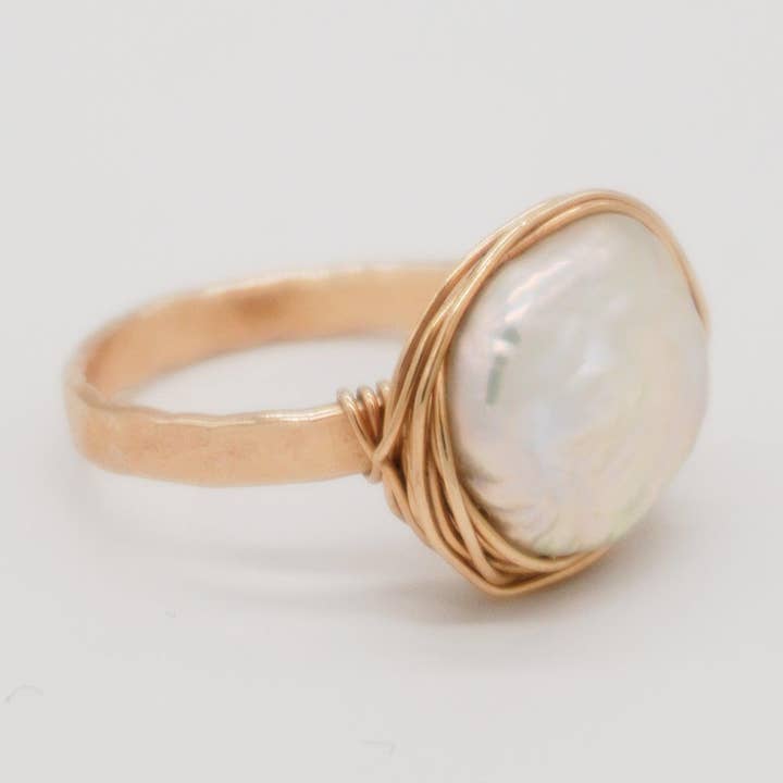 Draad omwikkelde ring voor wholesale door Nashelle Jewelry