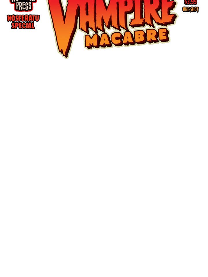 Vampire Macabre:Nosferatu Special #1C Sketch Cover Blank for wholesale by Xeno Pop