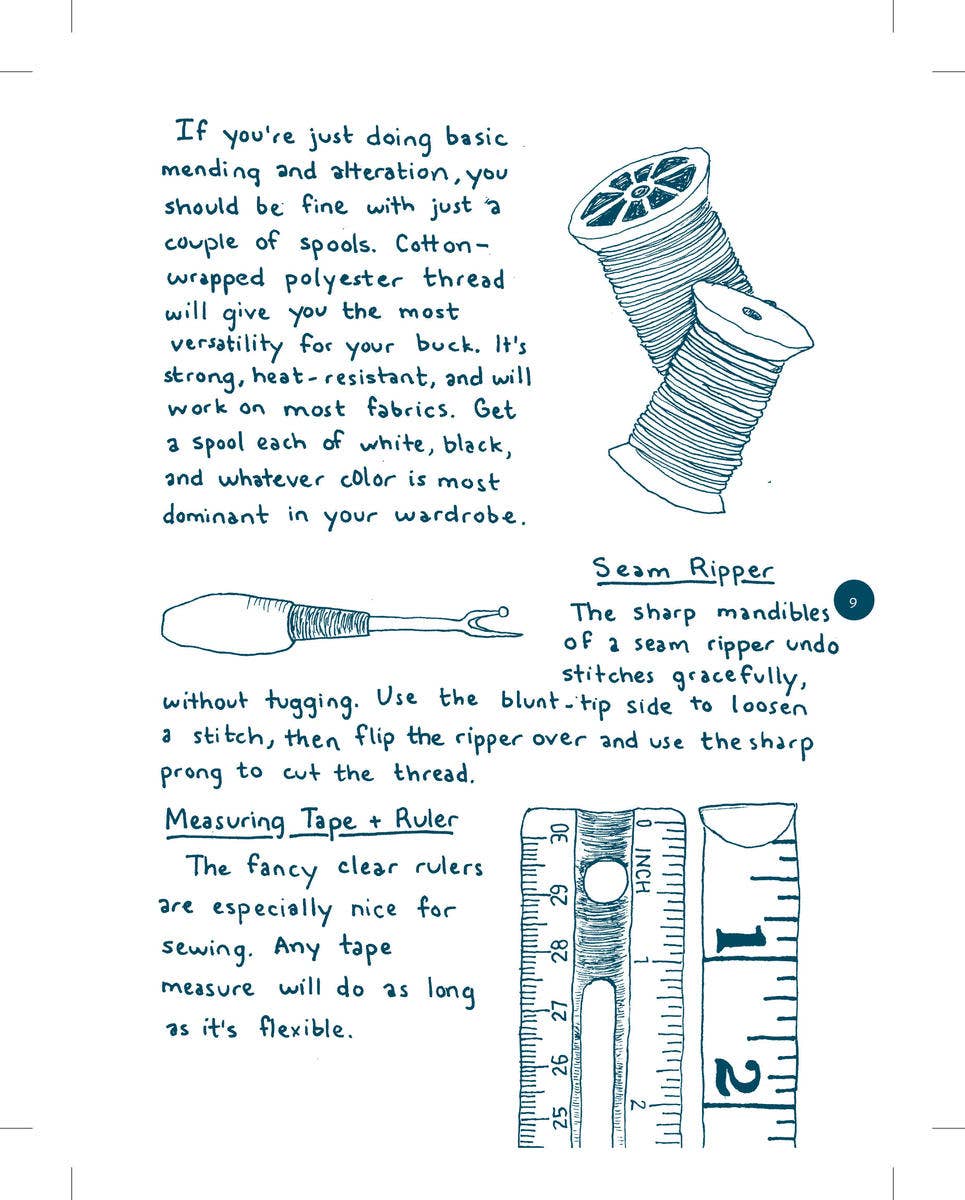 Microcosm Publishing & Distribution - Wholesale Crafts, Hobbies & DIY Book - Fix Your Clothes: Sustainable Magic of Mending1