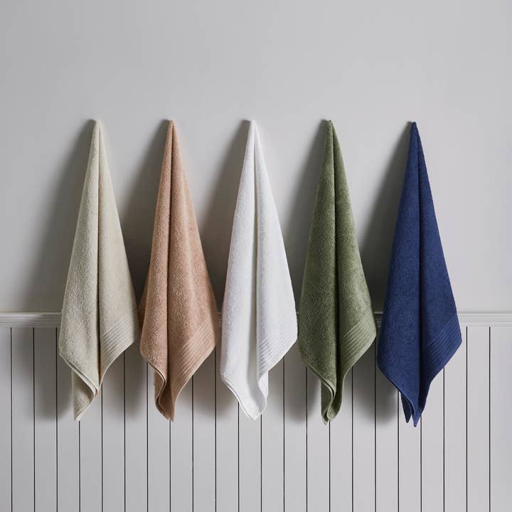 Bath Towel Set - 100% Cotton, 6pc Set - Kasper Collection for wholesale by BH Collective