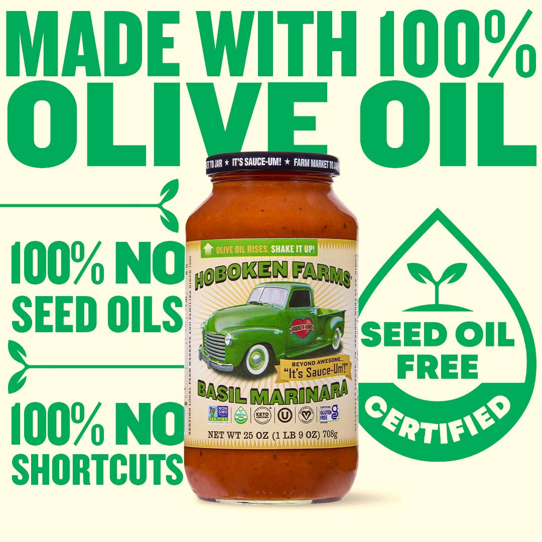 Hoboken Farms - Wholesale Pasta Sauce - Hoboken Farms Basil Marinara 6 Pack4