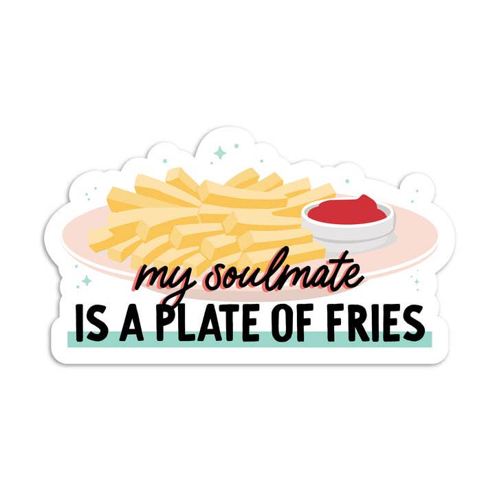 Pegatina de vinilo Fries Soulmate para venta al por mayor de I'll Know It When I See It