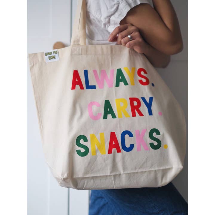 What Ted Wore - Wholesale Tote Bag - Unisex - The Always Carry Snacks Tote Bag4