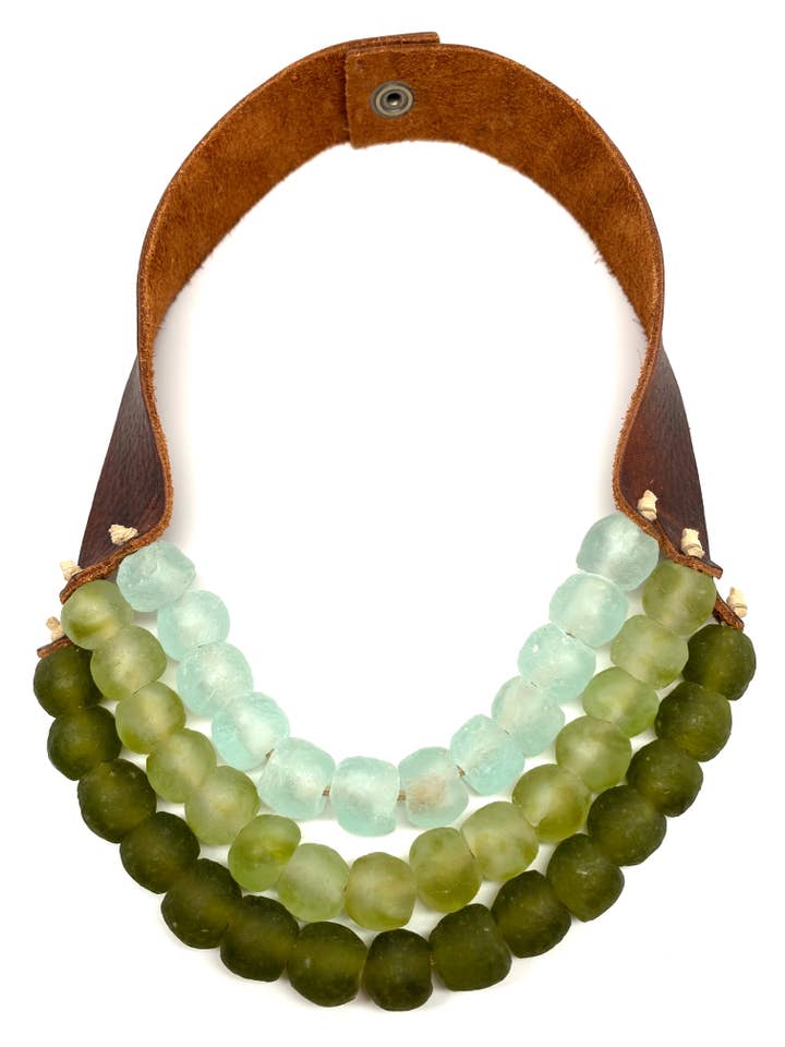 Krobo 3 Strand • Costa del Golfo per la vendita all'ingrosso da parte di Stephanie Leigh Jewelry