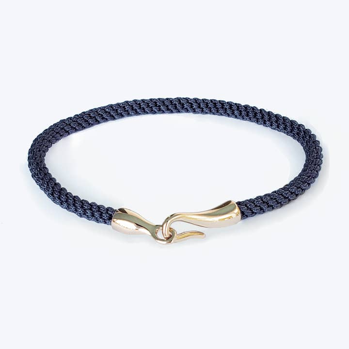 Mini Drifter Armband Marineblau/Gold für den Großhandel von Beach'd
