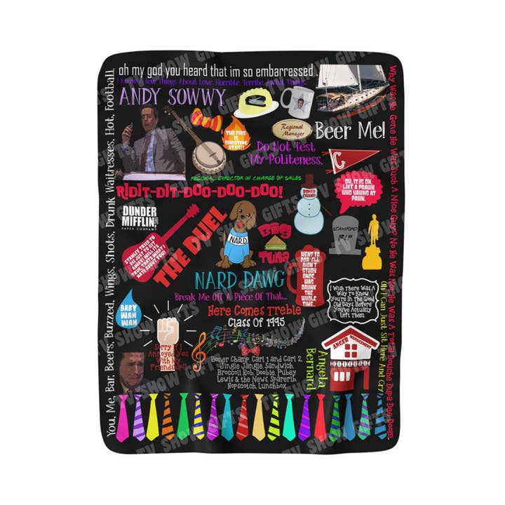 Andy Bernard Tæppe for engroshandel hos TV Show Gifts