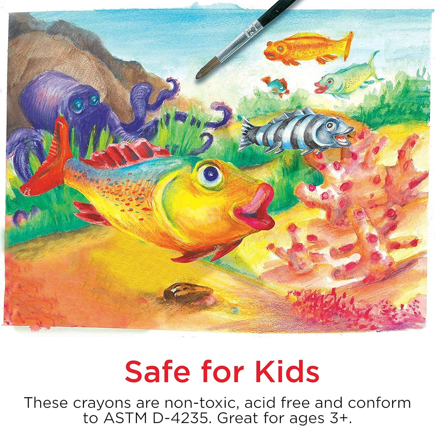Faber-Castell / Creativity for Kids - Vente Crayon – enfant et bébé - 15 crayons aquarelle pour enfants6