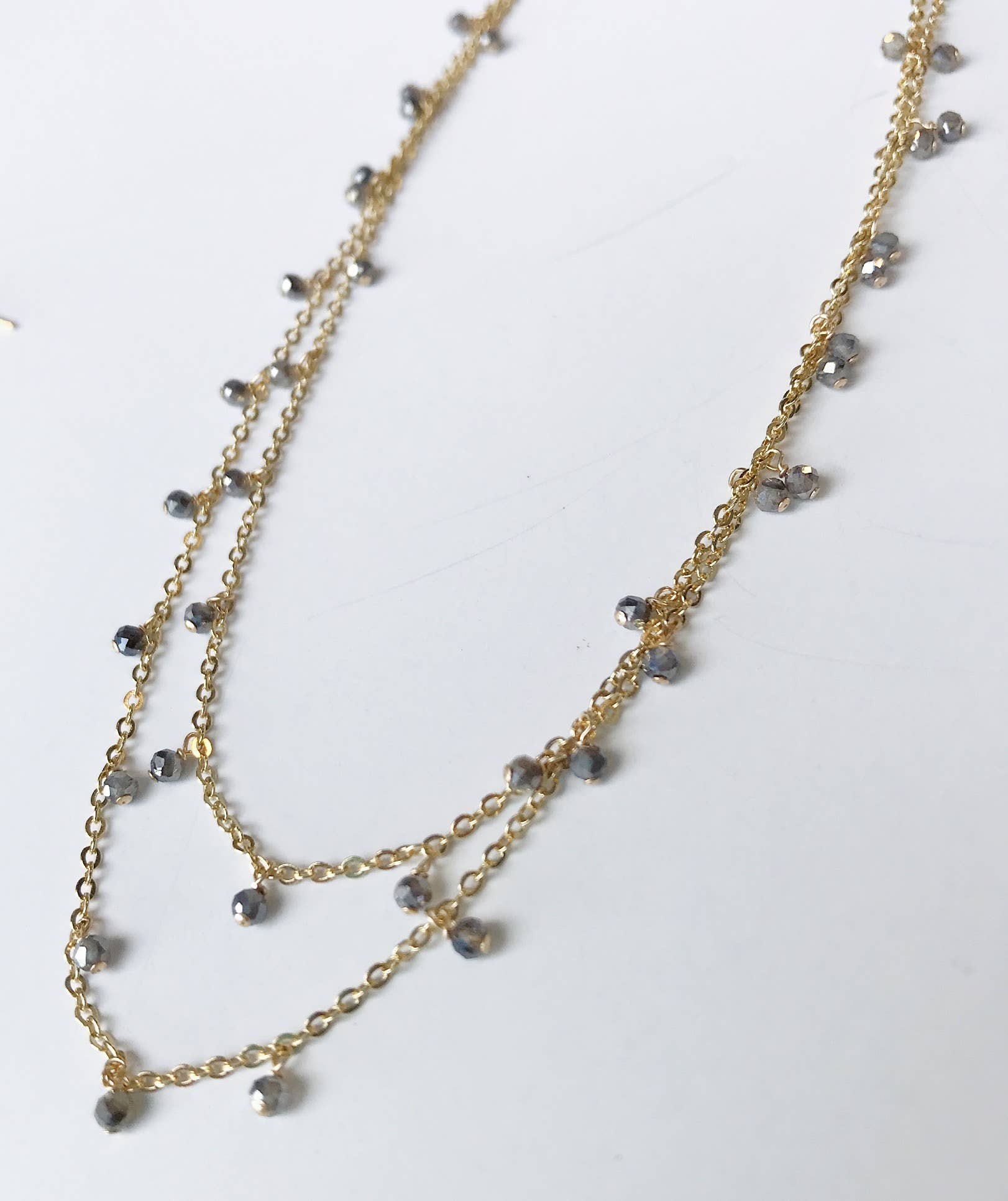 Sonya Renee Jewelry - Wholesale Link & Chain Necklace - Sabrina Double Gold7
