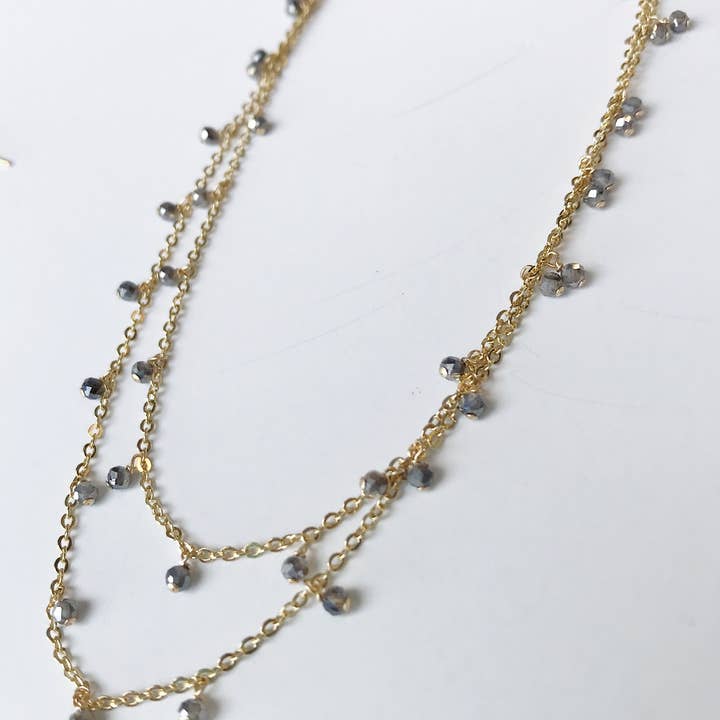 Sonya Renee Jewelry - Vendita all'ingrosso Collane a catena e maglie - Sabrina Doppio Oro7