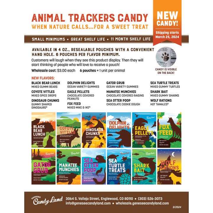 Genesee Candy Land - Wholesale Gummy - Dinosaur Chunks (Gummy Shaped Dinosaurs®)4