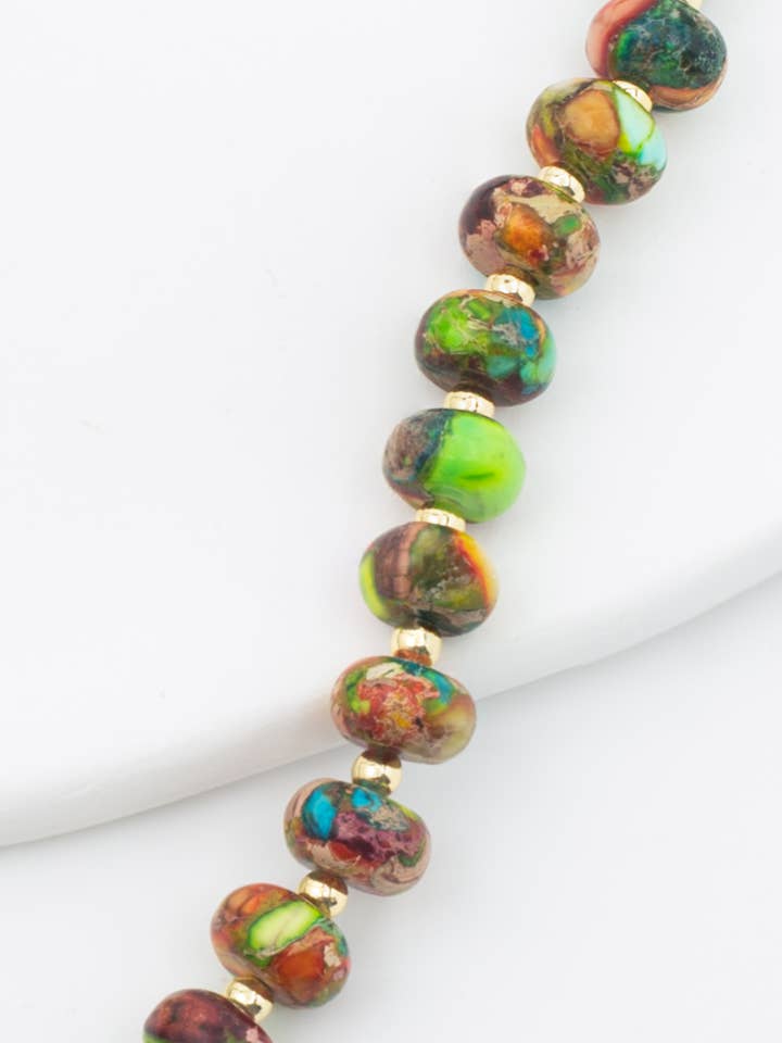 Cinturino da polso per telefono con perline in pietra Sedona Emperor per la vendita all'ingrosso da parte di Starfish Project, Inc